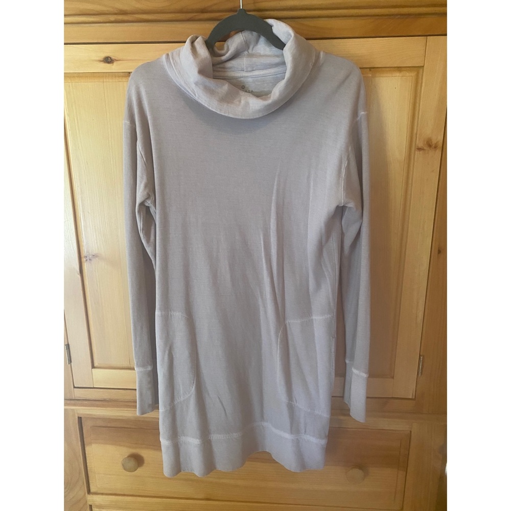 Athleta Turtleneck Eco Wash Dress, S